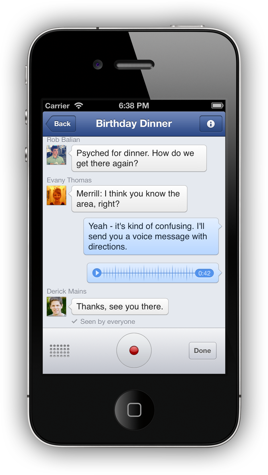 Facebook Voice