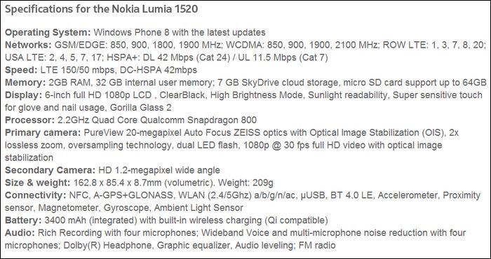 nokia-lumia-1520-specs
